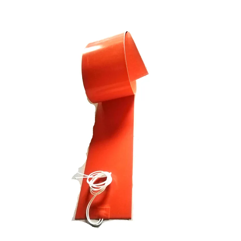 220V 600W 150*2000*1.5mm silicone band heater for machine 1000mm lead wire