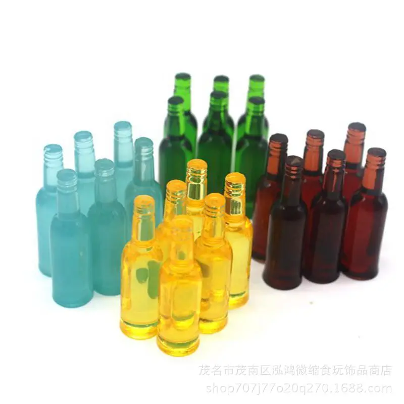 

Dollhouse Accessories Scene Model Creative Earrings Accessories Mini Wine Bottle Model