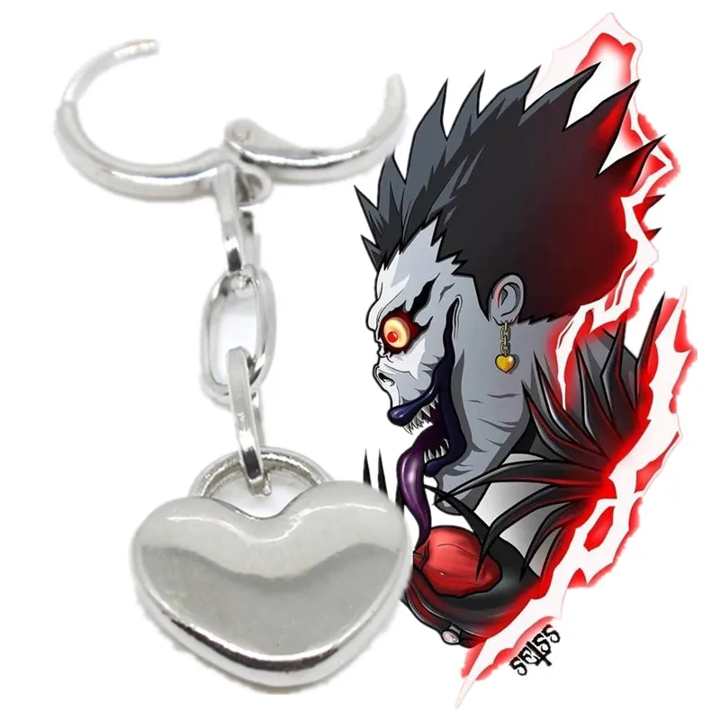 Anime Death Note Ryuk Earrings Cosplay Unisex Ear Clip Accessories 