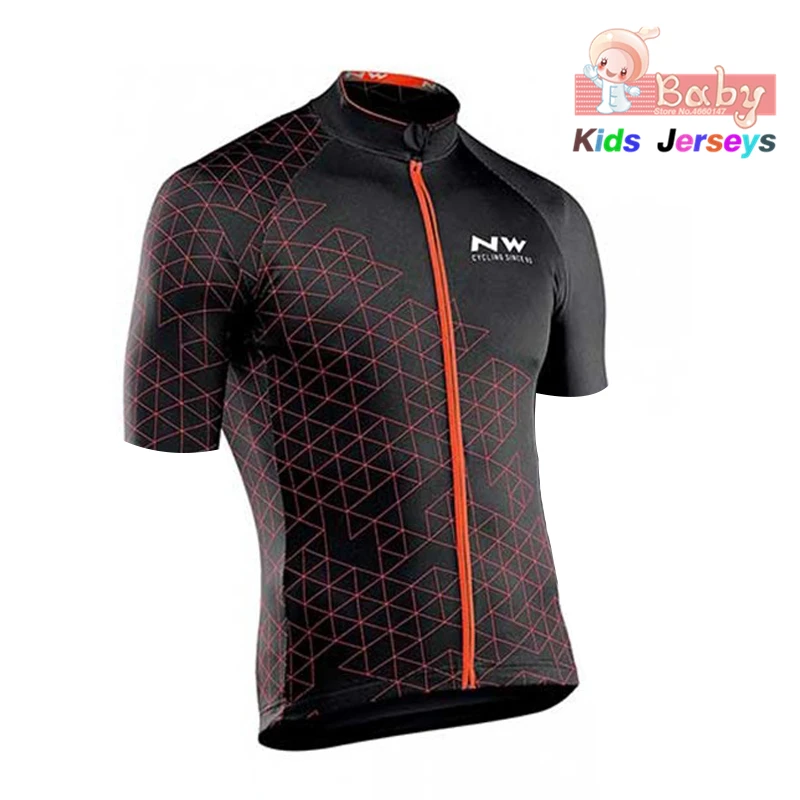 7 Детский комплект спортивной одежды для велоспорта Conjuntos Ciclismo Mtb Pro Team Nw, детская одежда для велоспорта, летняя одежда для мальчиков, велосипедные шорты - Цвет: 7