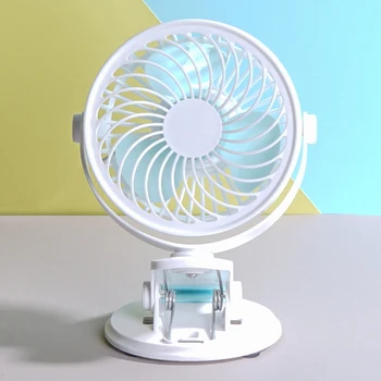 

Mini Electric Clip On/Vertical Cooling Fan Portable Small Table Desk USB Cooling Fan 360 Degree Rotation