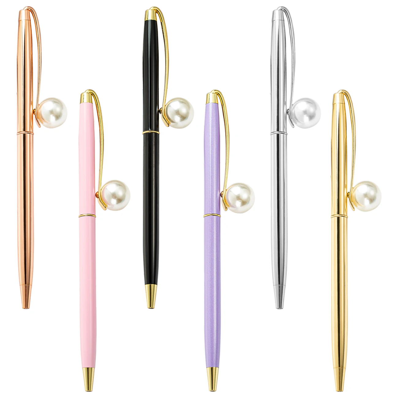 20pcs/lot Novelty Pearl Pens ball pen promotion Ball Point Pen Custom logo Jewel Pearl Cool Pens