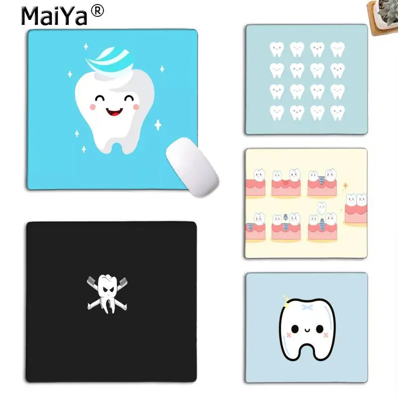MaiYa Non Slip PC Cute Tooth gamer play mats Mousepad Top Selling Wholesale Gaming Pad mouse | Компьютеры и офис