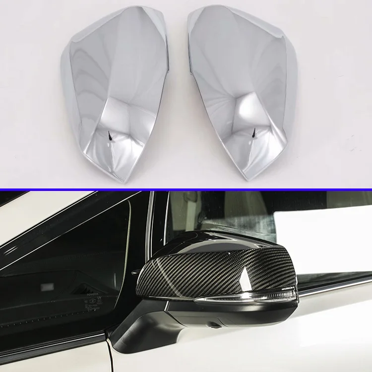 

For 2015-2019 Toyota Alphard Vellfire AH30 Car Accessories ABS Door Side Mirror Cover Trim Rear View Cap Overlay Molding Garnish