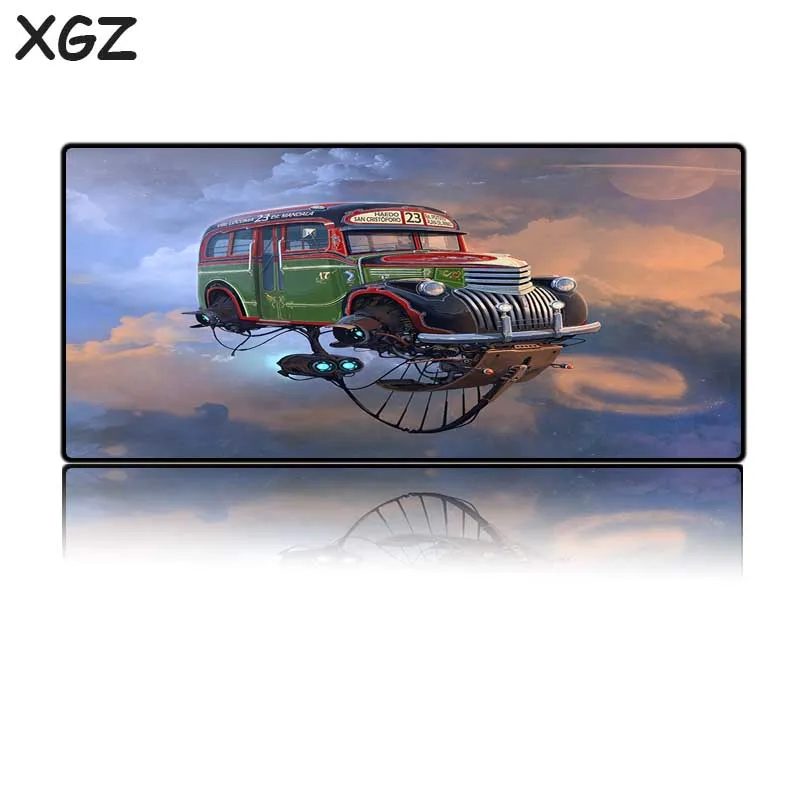 XGZ настроить любой размер аниме большой игровой коврик для мыши точность блокировки края автомобиля компьютерный стол коврик моющийся материал нескользящий 900x400 мм