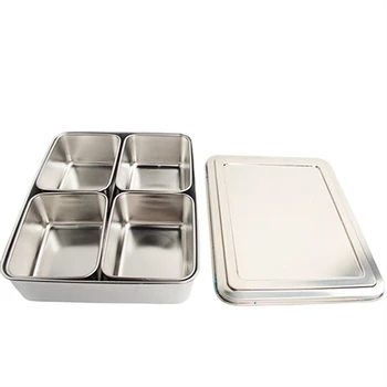 

Spice Stainless Steel Container Stainless Steel Seasoning Box Set Japanese Seasoning Box Rectangular Seasoning Jar Left Sample B