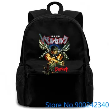 

New BERSERK GUTS Japanese Anime ga Black women men backpack laptop travel school adult student