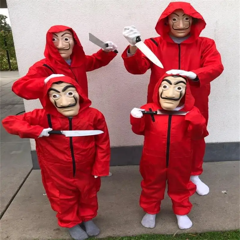 Вечерние Маски на Хэллоуин для косплея из фильма «Salvador Dali», «Money Heist The House Of paper», «La Casa De Papel», маскарадный костюм, маска для лица