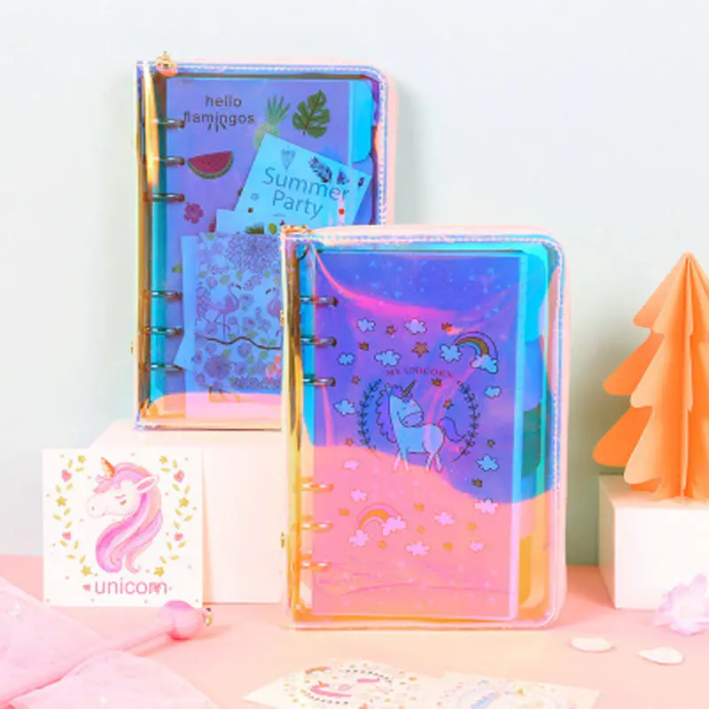 A6 Zip Bag Transparent Loose Leaf Binder Notebook Inner Core Cover Note Book Planner Office Stationery Supply A6 Zip Bag Transparent Loose Leaf Binder Notebook Inner Core Cover Note Book Planner Office Stationery Supply