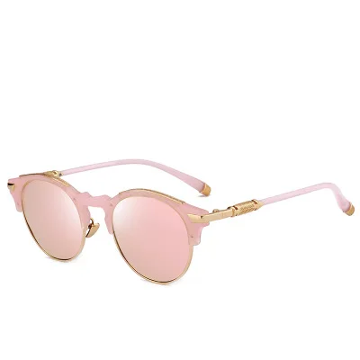 TIIYUSTAR, модные солнцезащитные очки с большими кошачьими глазами, роскошный стиль, Ретро стиль, высокое качество, мужские и женские солнцезащитные очки, поляризованные солнцезащитные очки - Цвет линз: pink