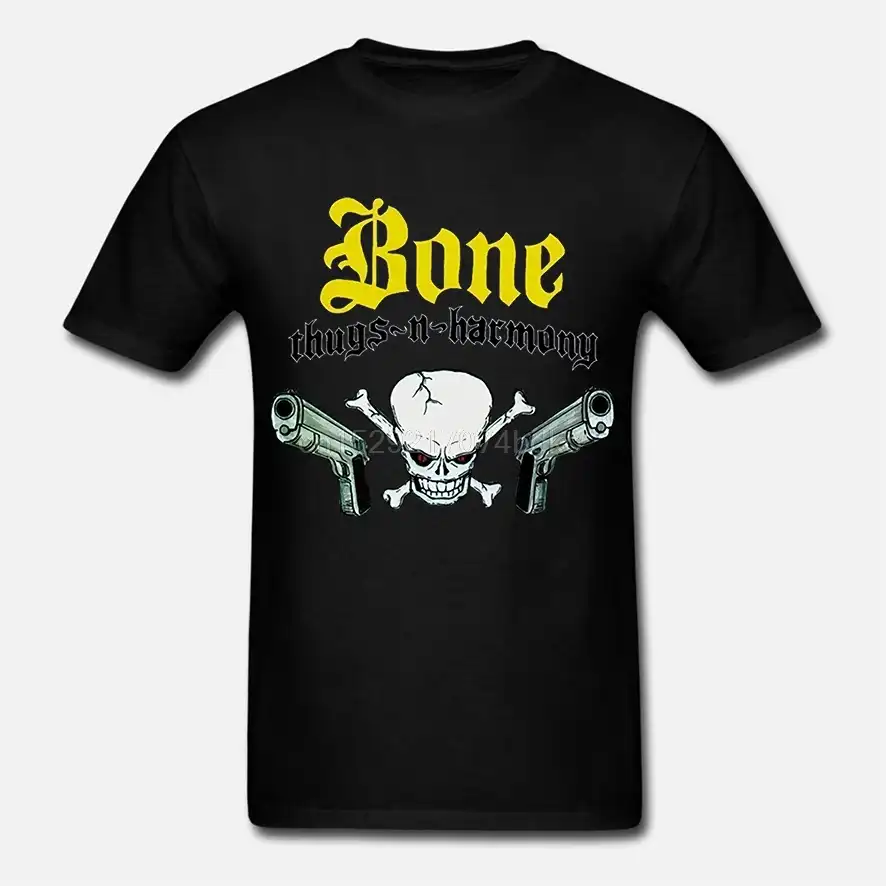 Мужская футболка с логотипом Bone Thugs N Harmony топы коротким рукавом футболка|Мужские