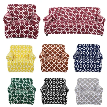 

Universal Elastic Sofa Cover Printed Elastic Stretch Sectional Couch Sofa Cover Funda Sofa Chaise Lounge Living Room