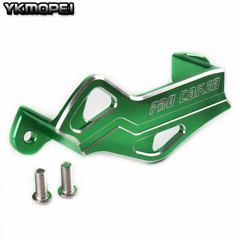 CNC зеленый мотоцикл задний тормозной суппорт защита для KXF250 2004- KXF450 06-17 KLX450R 08-12