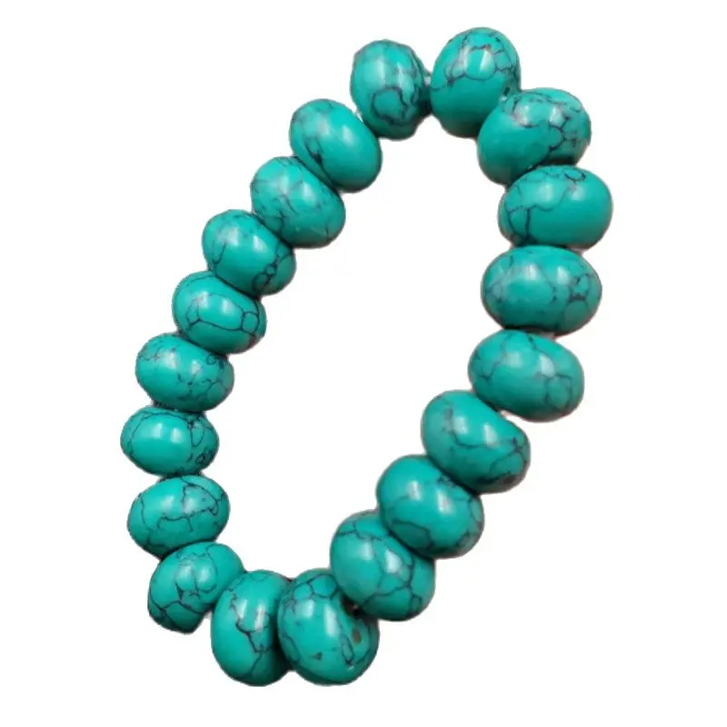 

Optimized Turquoise Safety Buckle Bracelet Turquoise Abacus Bead Hand Jewelry Bracelet