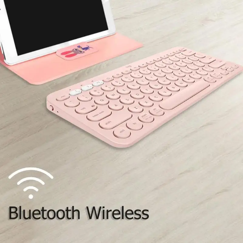 Беспроводная bluetooth-клавиатура logitech K380, портативная ультратонкая мини-клавиатура с несколькими устройствами для ПК, ноутбука, телефона на базе Android IOS