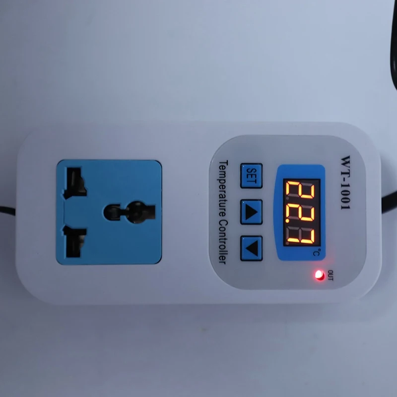 Wt-1001 Intelligent Digital Display Temperature Control Electronic Temperature Controller Control Instrument Switch Adjustable T
