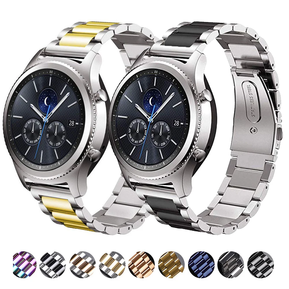 Correa de reloj de metal de lujo para samsung y huawei_voghion.com