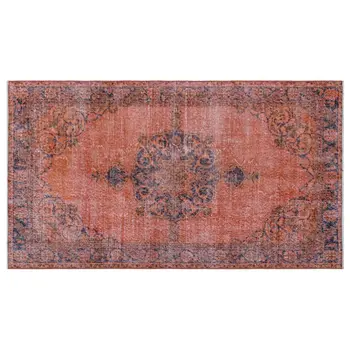 

Handmade Natural Vintage Turkish Area Rug 114x203 Cm-3'9''X6'8''