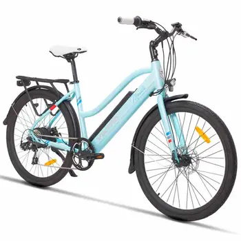 

26 Inch Electric Travel City Bike 2 Wheels Electric Bike Male and Female 36V 350W Powerful Electric Scooter Bicycle