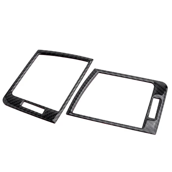 

2pcs Carbon Fiber Car Dashboard Side Air Vent Outlet Trim Frame Fit For BMW 3 Series E46 1998 1999 2000 2001 2002 2003 2004 2005