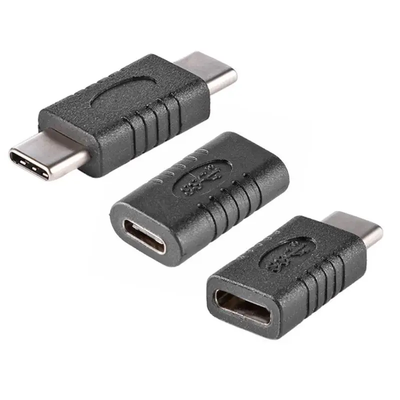 

1pc/3pcs Mini Type-C USB-C Extension Coupler Adapter Connector Plug Female Male Connection Plugs