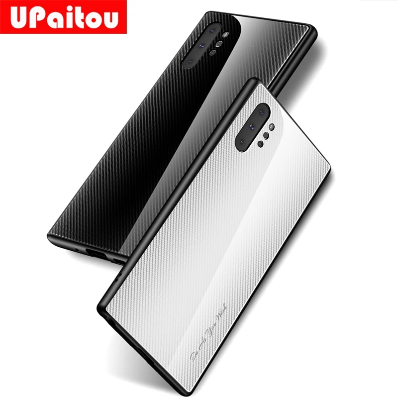 Чехол UPaitou из закаленного стекла для Samsung Galaxy Note 8 9 10 Pro противоударный бампер с