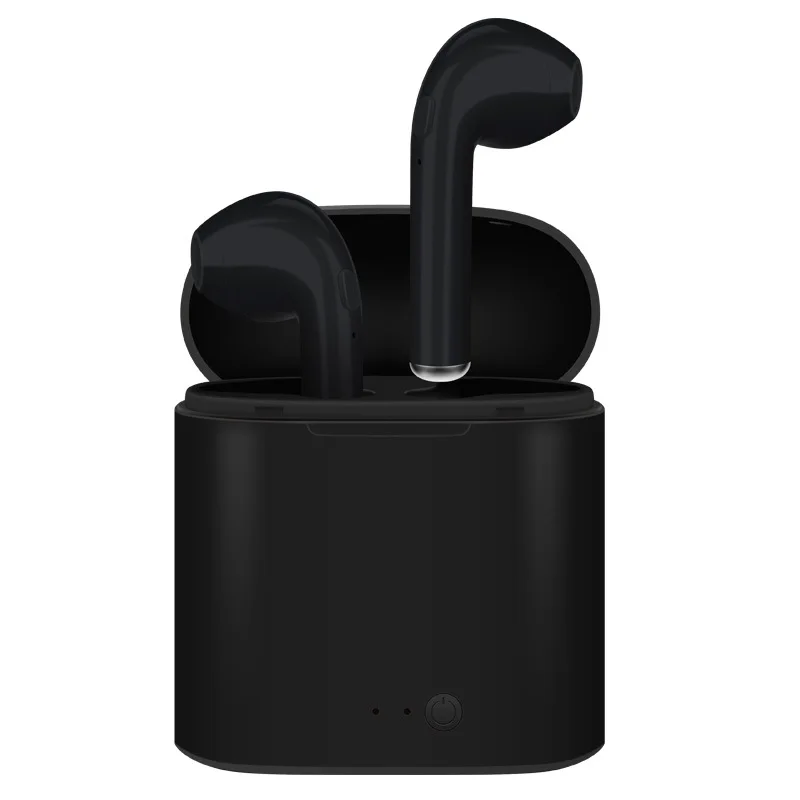 Auriculares TWS i7s inalámbricos por Bluetooth 5,0, auriculares intrauditivos estéreo para todos los teléfonos inteligentes