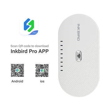 Wi-Fi Шлюз Inkbird IBS-M1 работает с устройствами Inkbird (IBS-TH1 & Mini & Plus, IBS-P01B, ITH-20R-O, IBS-P01R-O) макс. 4 оборудования