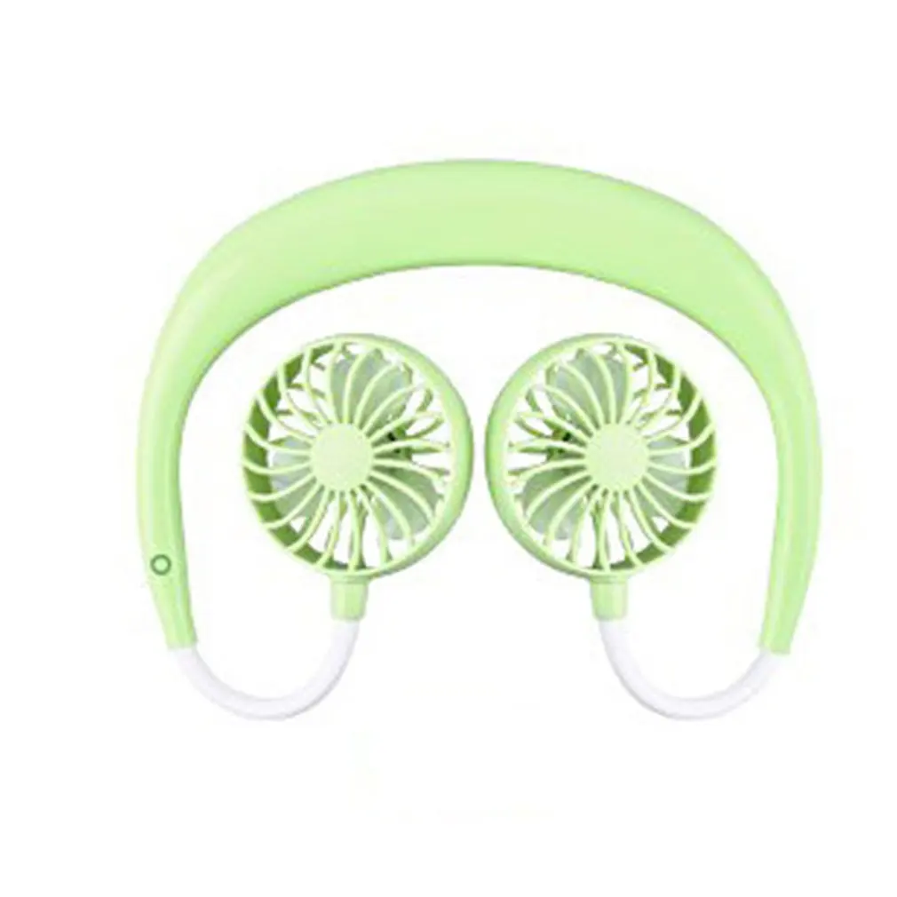 Creative Hanging Neck Fan Portable Lazy Charging Small Fan Wearable Usb Mini Hanging Neck Sports Fan