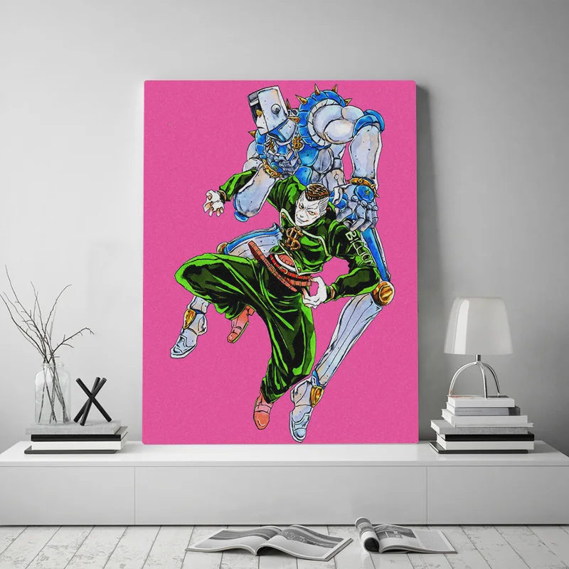 

Anime HD Prints Canvas Wall Art Jojo Bizarre Adventure Painting Modular Pictures Home Decoration Poster Living Room No Framework