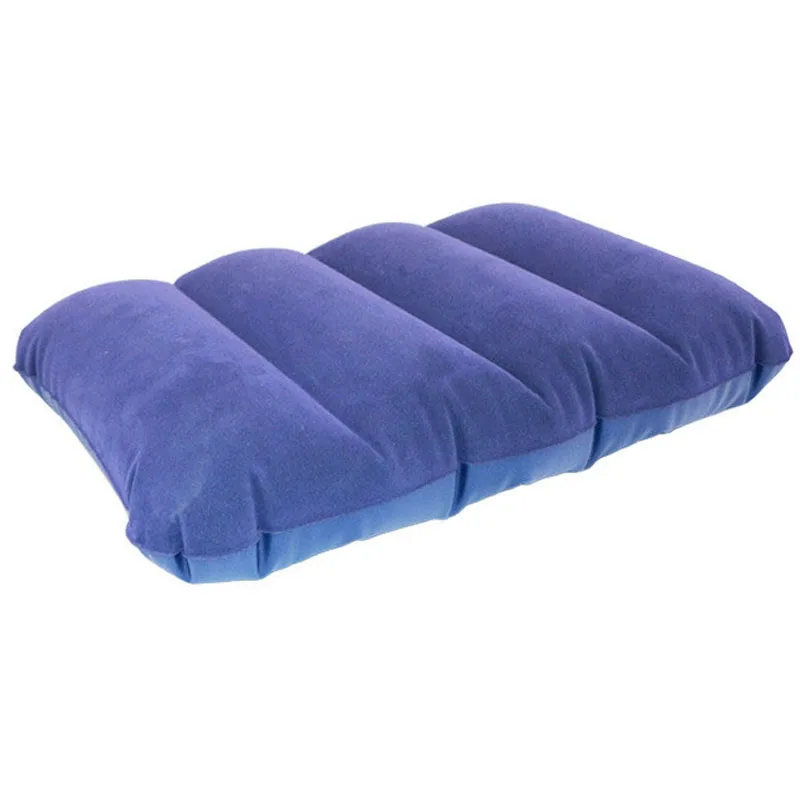 

Outdoor Travel Portable Inflatable Pillow Soft Flocking Inflatable Pillow Aircraft Train Essential Portable Pillows Sweat Comfor