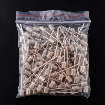 

100X Air Pump Basketball Foot Soccer Sports Adapter Nozzel Inflator Needle