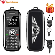 Discador desbloqueado mini do telefone móvel bluetooth 0.66 Polegada com as mãos mini telefone mp3 voz mágica duplo sim menor telefone celular