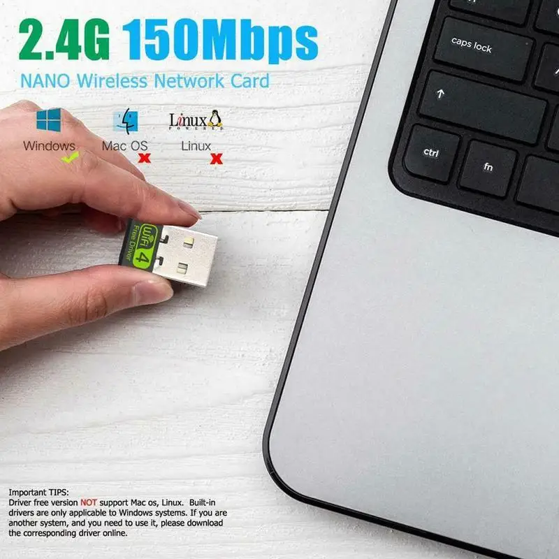 Мини Wifi адаптер Usb Wifi Usb адаптер Бесплатный драйвер Wi Fi зашифрованная карта 150 Мбит/с Ethernet Wi-Fi приемник для ПК