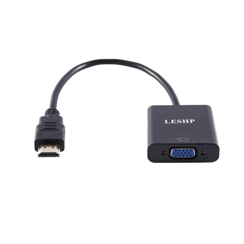 Amkle адаптер hdmi-vga кабель конвертер HDMI VGA кабель Поддержка 1080 P Full HD с аудио кабель для HD ТВ xbox PS3 PS4 ноутбук ТВ коробка