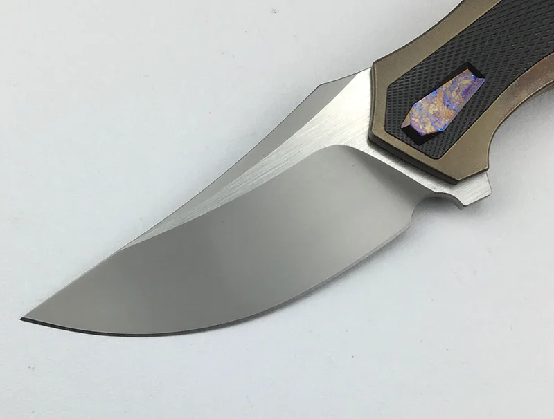 LEMIFSHE сумеречный складной нож шарикоподшипник S90V лезвие титановая ручка походные охотничьи ножи для выживания на открытом воздухе EDC тоже