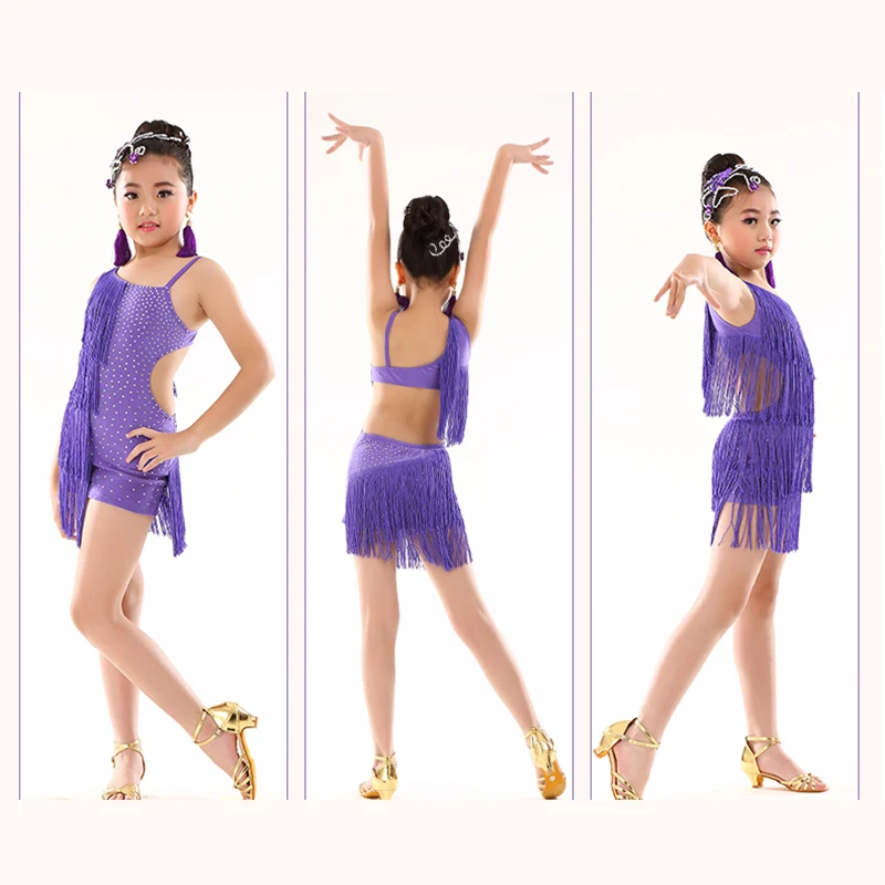 6-12-Years-Children-Dance-Dress-One-Piece-Girls-Latin-Dresses-Beads-Fringe-Ballroom-Latin-Dress (4)