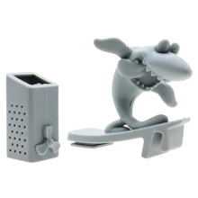 1 шт серфинга в форме акулы для заварки чая многоразовый силиконовый ситечко для чая кофе фильтр для травяного настоя чай диффузор для рассыпных листьев