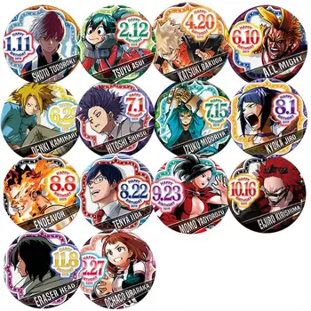

12pcs Sets My Boku No Hero Academia Badge Pin Button Bags Garniture Brooch Pins Collection Bags Backpacks Badge
