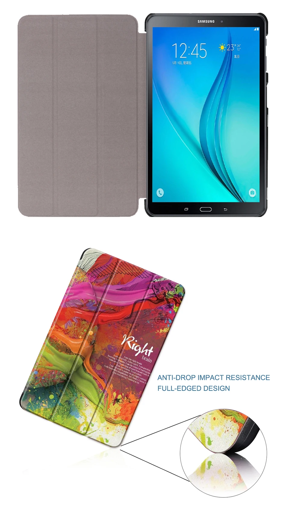 MTT для samsung Galaxy Tab A A6 10,1 дюймов Чехол SM-T580 T585 Магнитный откидной Чехол-подставка Тонкий чехол из полиуретановой кожи для планшета Fundas