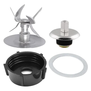 

6-Point Blade for Oster Blender Replacement Parts with Coupling Kit Rubber Gasket Blender Jar Bottom Cap Base