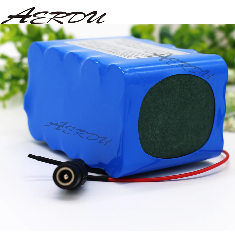 AERDU 3S5P 12V 12.5Ah большая емкость 12500mAh 11,1 V 12,6 V 18650 литиевая аккумуляторная батарея с BMS свет светодиодный светильник Мощность