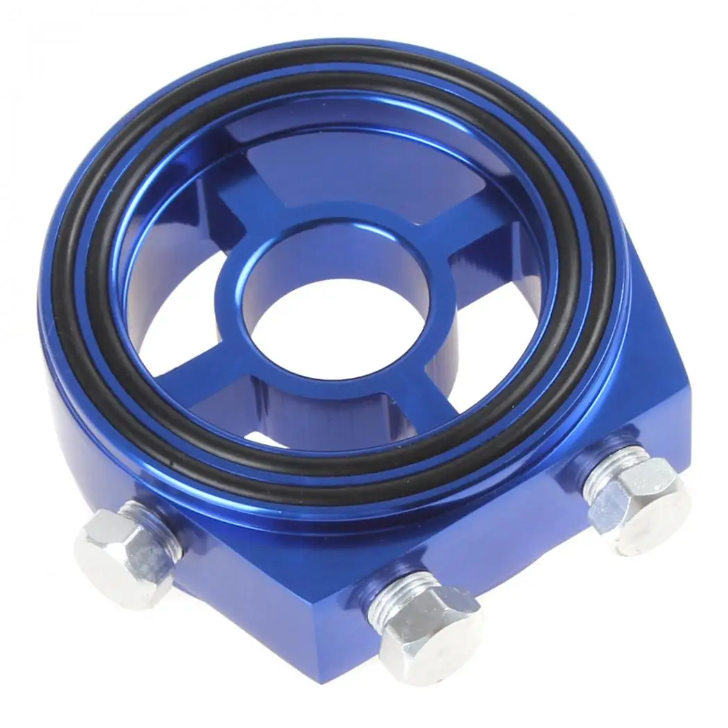 Adaptador de Alumínio para Filtro de Óleo Sanduíche para Corrida Kit com Filtro de Alumínio para Medição de Óleo Kit - Jdm 7 medição de óleo sanduíche para corrida jdm