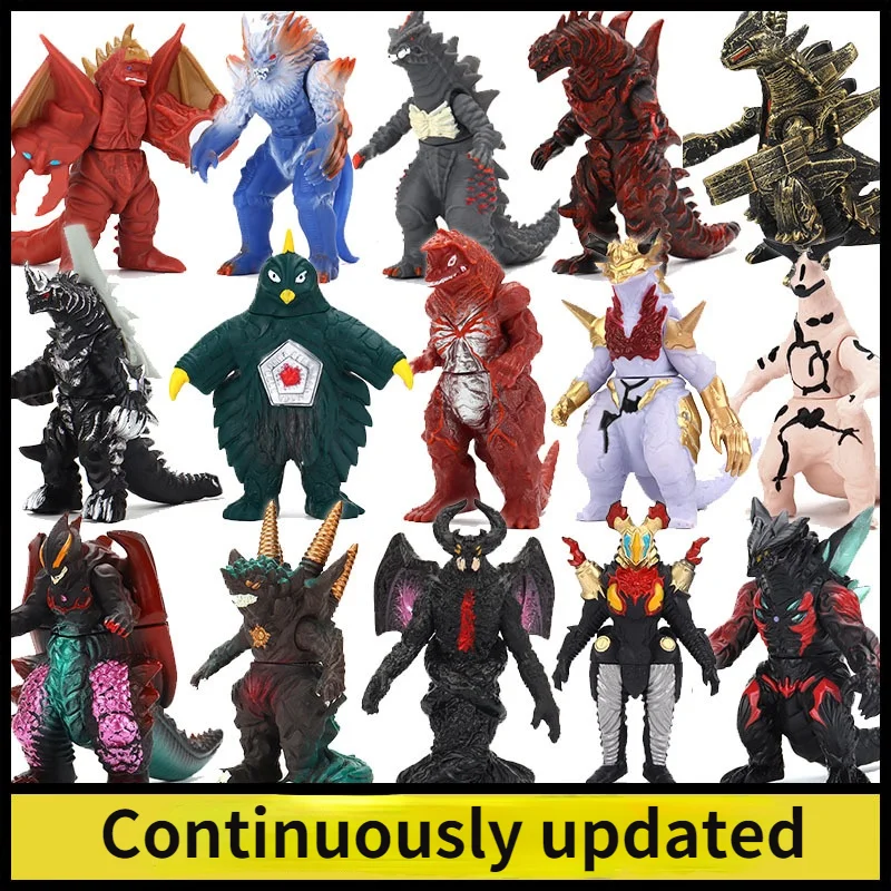 11-14 см мягкая резина Ultraman Monster Puppets экшн-фигурки Five King Demaaga Grand Bullton Eleking модель