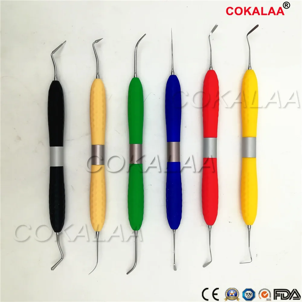 Высокое качество 6 шт. набор наполняющих головок из смолы толстых ручек для