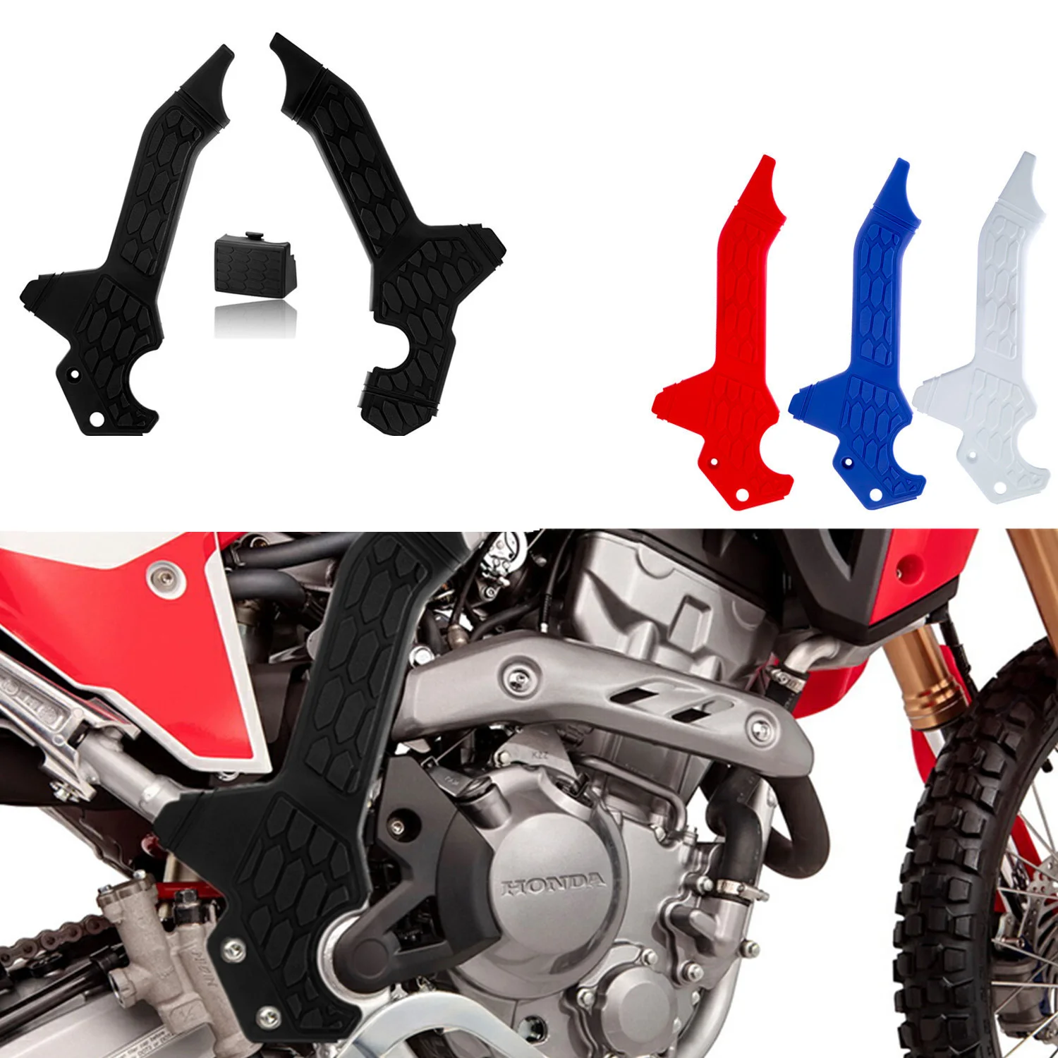 Защита Красной рамы мотоцикла для Honda CRF300L CRF 300L 300 L Всесезонная защита 4 цвета |