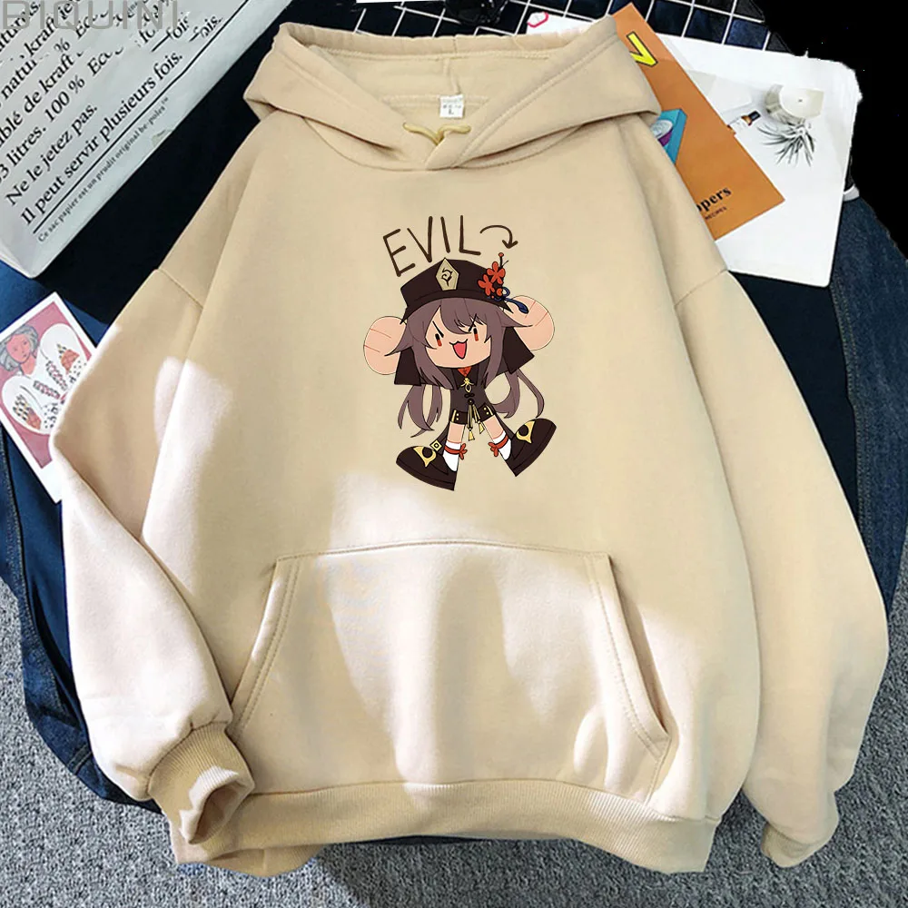 

Hutao Hoodie Genshin Impact Costume Cosplay Cute Cartoon Print Girl Loose Sweatshirt 2022 New Year Winter Clothes Fashion Pocket