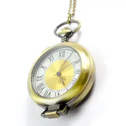 Кварцевые карманные часы классические золотые прозрачные карманные часы модный циферблат в римском стиле ретро гравированные задние
