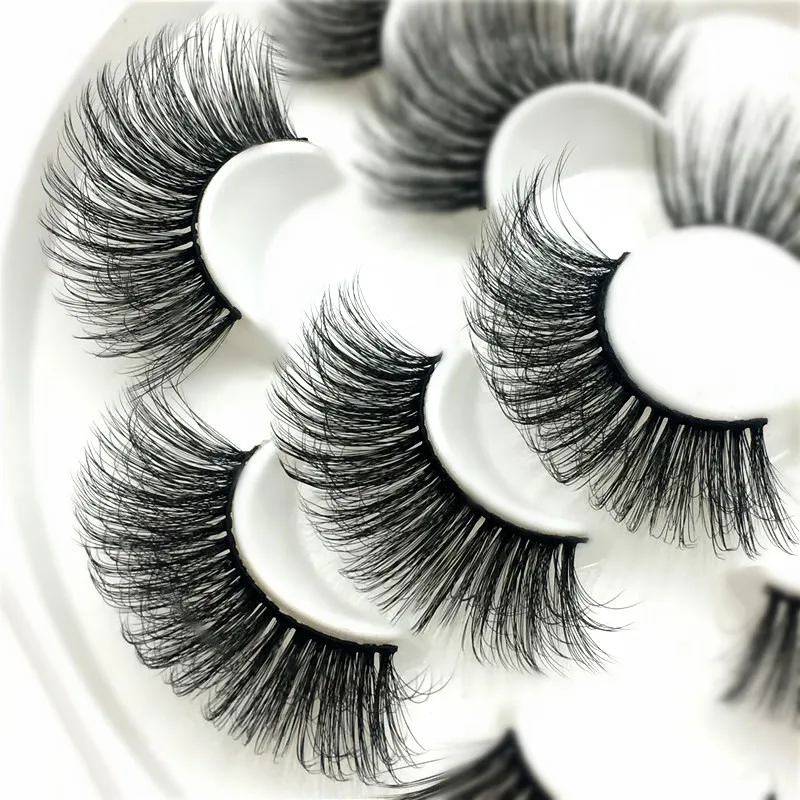 7 pairs of mink false eyelashes, false eyelashes, makeup eyelashes, thick eyelashes, natural eyelashes