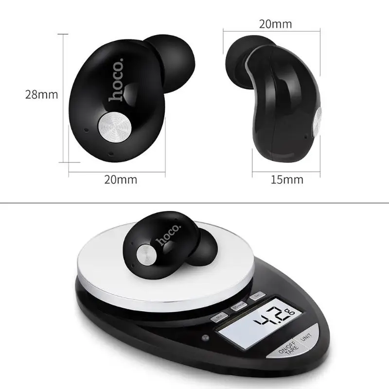 Hoco ES10 Twins True наушники беспроводные Bluetooth наушники музыкальные наушники Hi-Fi стерео гарнитуры с микрофоном для мобильного телефона